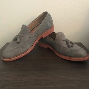 Tankersley Polo Ralph Lauren Gray Leather Loafers